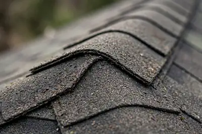 Illustrative photograph showing ridge cap repair